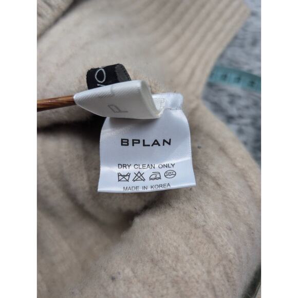 BPLAN Sweater Women Large Beige Long Sleeve Casual Wool Classiccore Turtleneck - Picture 4 of 7